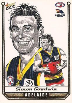 2007 Select AFL Champions Signature Series - Sketches #SK2 Simon Goodwin Front